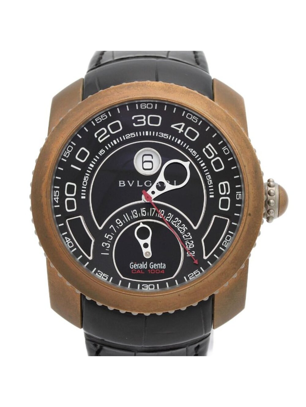 Bvlgari Gerald Genta Geffica by Retro Gbs Blanc TI Automatic